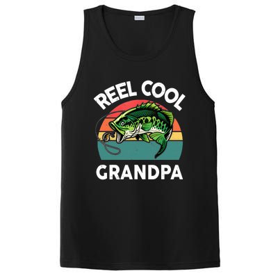 Fathers Day Gift Reel Cool Grandpa Dad Papa Poppop Fishing PosiCharge Competitor Tank