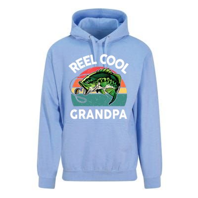 Fathers Day Gift Reel Cool Grandpa Dad Papa Poppop Fishing Unisex Surf Hoodie