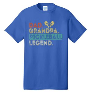 Funny Dad Grandpa Dad Grandpa Pickleball Legend Pickleball Gift Tall T-Shirt