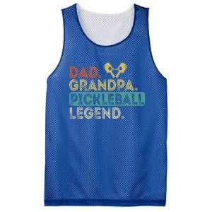 Funny Dad Grandpa Dad Grandpa Pickleball Legend Pickleball Gift Mesh Reversible Basketball Jersey Tank