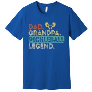 Funny Dad Grandpa Dad Grandpa Pickleball Legend Pickleball Gift Premium T-Shirt