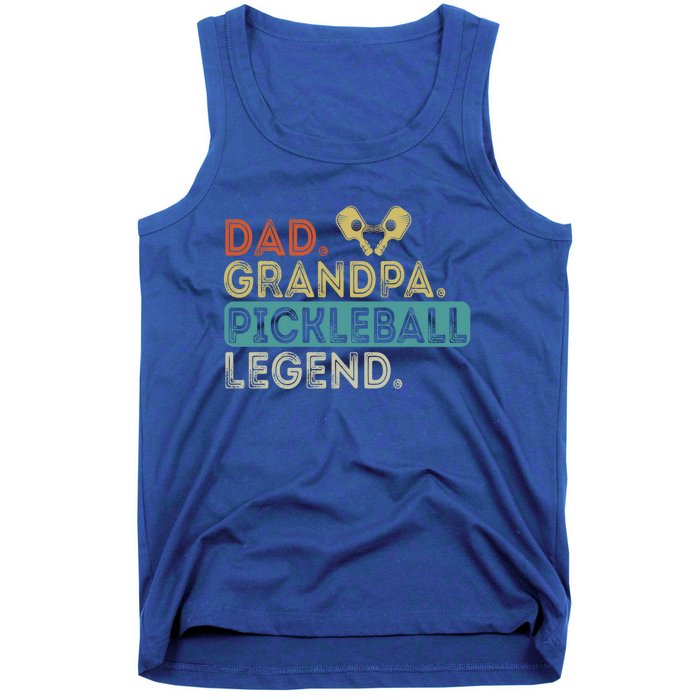 Funny Dad Grandpa Dad Grandpa Pickleball Legend Pickleball Gift Tank Top