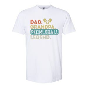 Funny Dad Grandpa Dad Grandpa Pickleball Legend Pickleball Gift Softstyle CVC T-Shirt