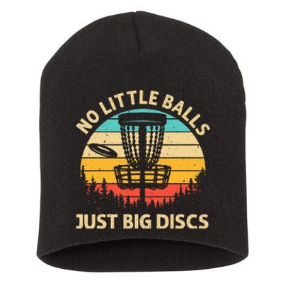 Funny Disc Golf Design Disc Golf Lover Player Short Acrylic Beanie