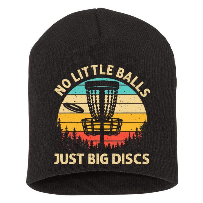 Funny Disc Golf Design Disc Golf Lover Player Short Acrylic Beanie