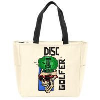 Funny Disc Golf on the Brain - Disc Golf Zip Tote Bag