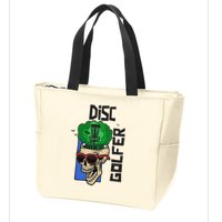 Funny Disc Golf on the Brain - Disc Golf Zip Tote Bag