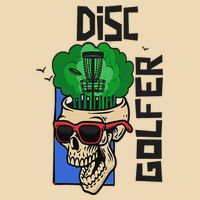 Funny Disc Golf on the Brain - Disc Golf Zip Tote Bag