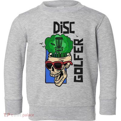 Funny Disc Golf on the Brain - Disc Golf Toddler Sweatshirt