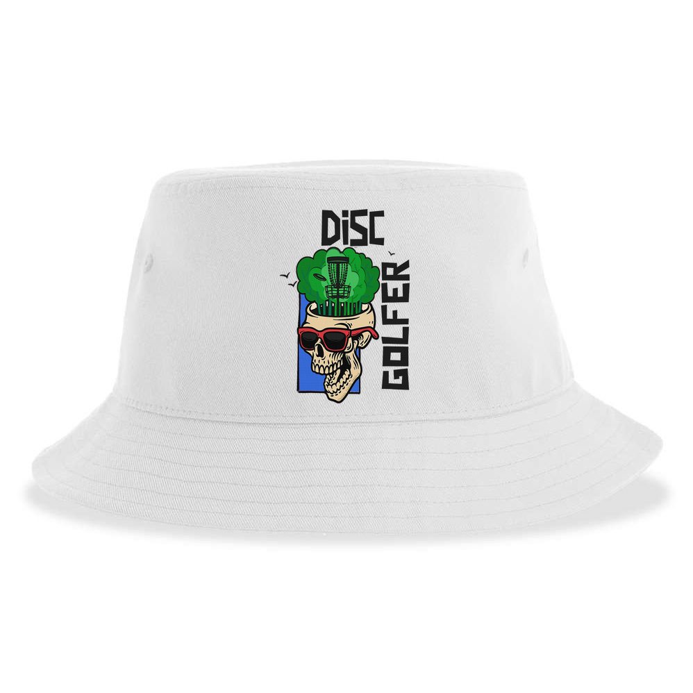 Funny Disc Golf on the Brain - Disc Golf Sustainable Bucket Hat