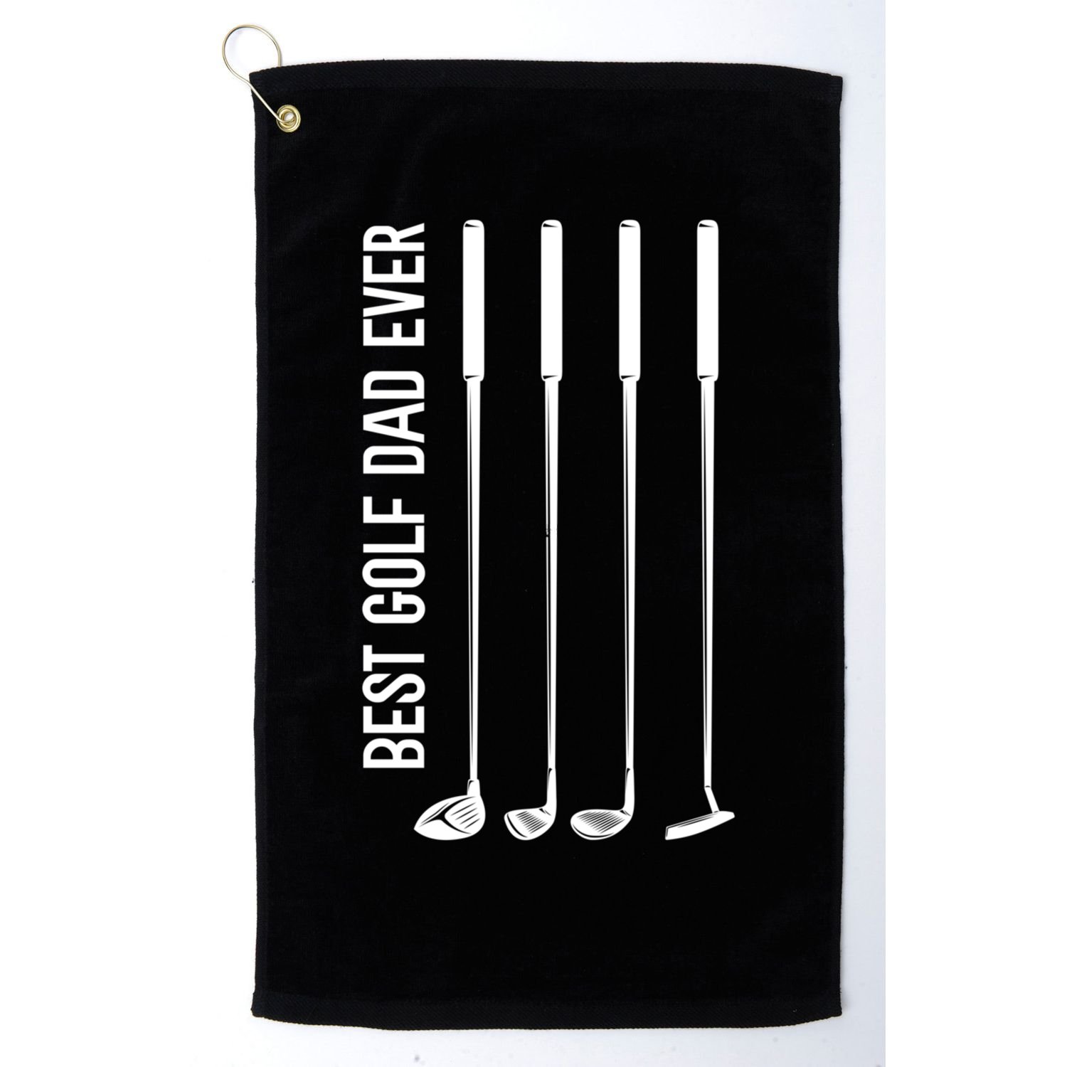 Father's Day Golf Clubs Best Golf Dad Ever Gift For Dad Golf Towel