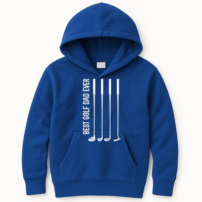 Father's Day Golf Clubs Best Golf Dad Ever Gift For Dad Kids Hoodie
