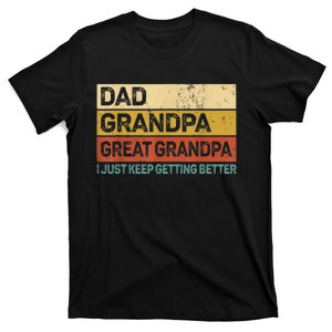  Fathers Day Gift from GrandKid Dad Grandpa Great Grandpa T-Shirt