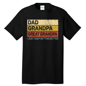  Fathers Day Gift from GrandKid Dad Grandpa Great Grandpa Tall T-Shirt