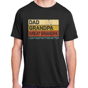  Fathers Day Gift from GrandKid Dad Grandpa Great Grandpa Adult ChromaSoft Performance T-Shirt