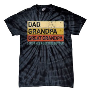  Fathers Day Gift from GrandKid Dad Grandpa Great Grandpa Tie-Dye T-Shirt