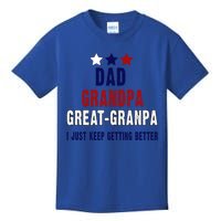 Fathers Day Gift From Grand Dad Grandpa Great Grandpa Gift Kids T-Shirt