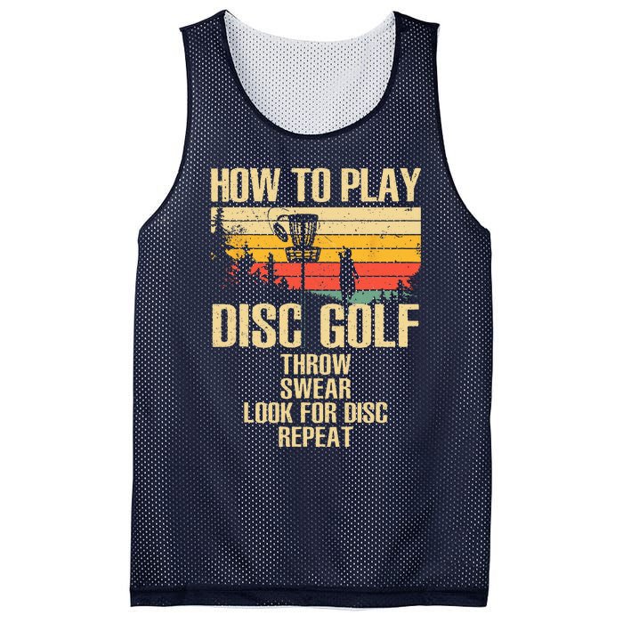 Funny Disc Golf Design For Women Disc Golf Player Lover Mesh Reversible Basketball Jersey Tank