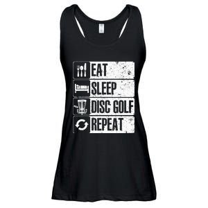 Funny Disc Golf Art For Golf Player Disc Golfers Ladies Essential Flowy Tank