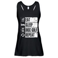 Funny Disc Golf Art For Golf Player Disc Golfers Ladies Essential Flowy Tank