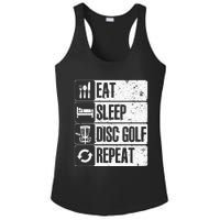 Funny Disc Golf Art For Golf Player Disc Golfers Ladies PosiCharge Competitor Racerback Tank