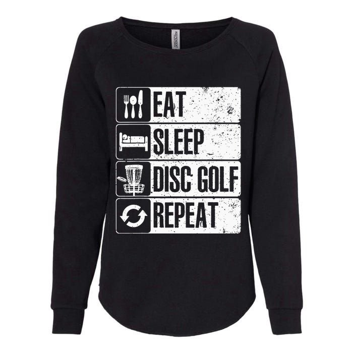 Funny Disc Golf Art For Golf Player Disc Golfers Womens California Wash Sweatshirt