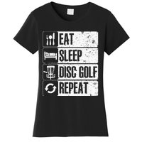 Funny Disc Golf Art For Golf Player Disc Golfers Women's T-Shirt