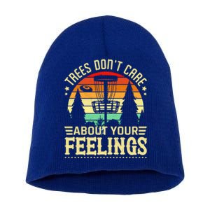 Funny Disc Golfer Disc Golf Gear Retro Disc Golfing Lover Cute Gift Short Acrylic Beanie