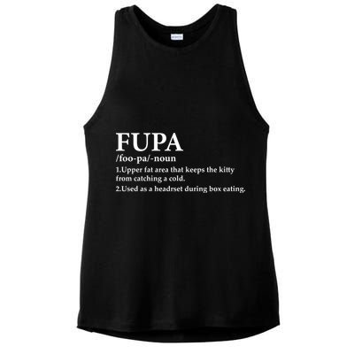 Fupa Definition Gift , FUPA Defined ,Fupa Definition Dad Gift, Mature Living My Ladies PosiCharge Tri-Blend Wicking Tank