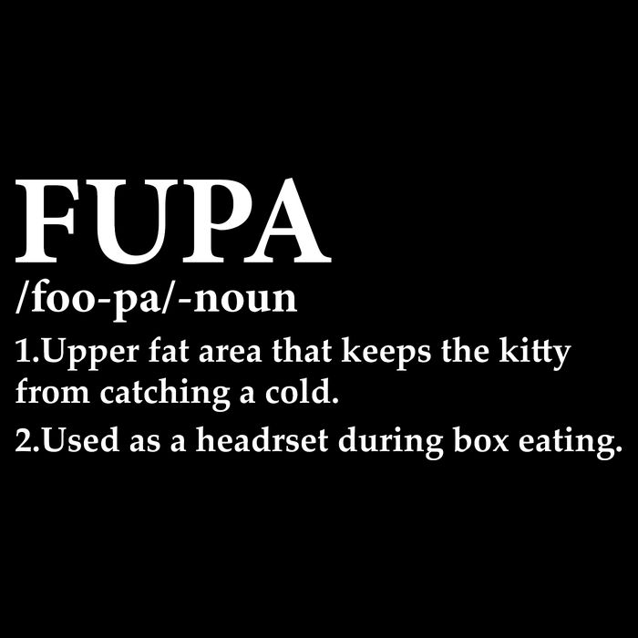 Fupa Definition Gift , FUPA Defined ,Fupa Definition Dad Gift, Mature Living My Drawstring Bag