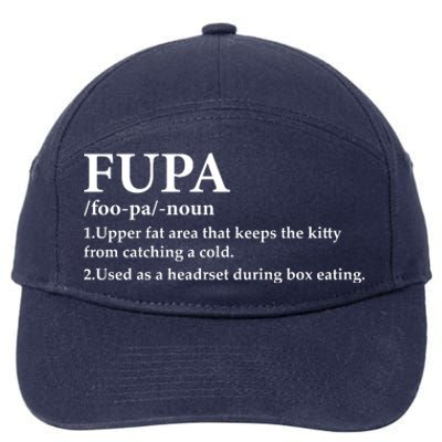 Fupa Definition Gift , FUPA Defined ,Fupa Definition Dad Gift, Mature Living My 7-Panel Snapback Hat