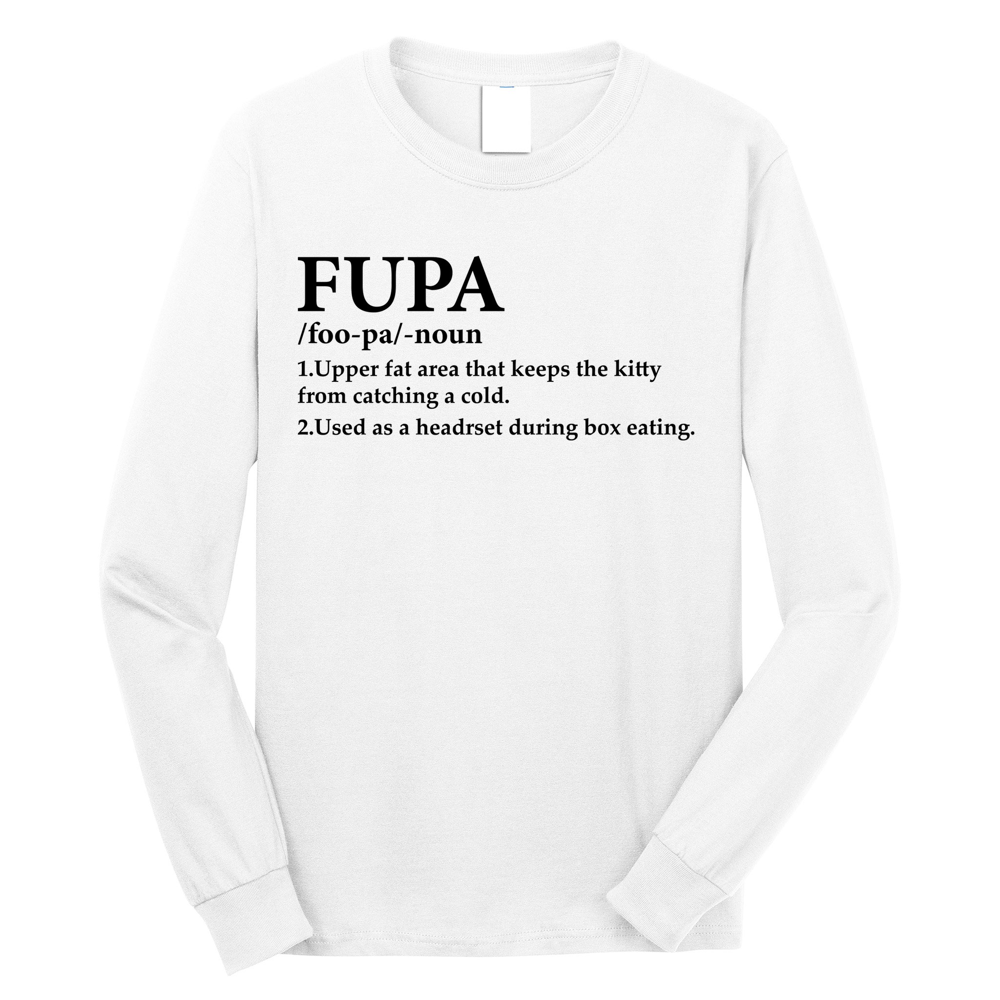 Fupa Definition Gift , FUPA Defined ,Fupa Definition Dad Gift, Mature Living My Long Sleeve Shirt