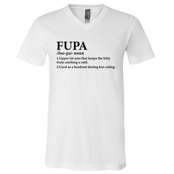 Fupa Definition Gift , FUPA Defined ,Fupa Definition Dad Gift, Mature Living My V-Neck T-Shirt