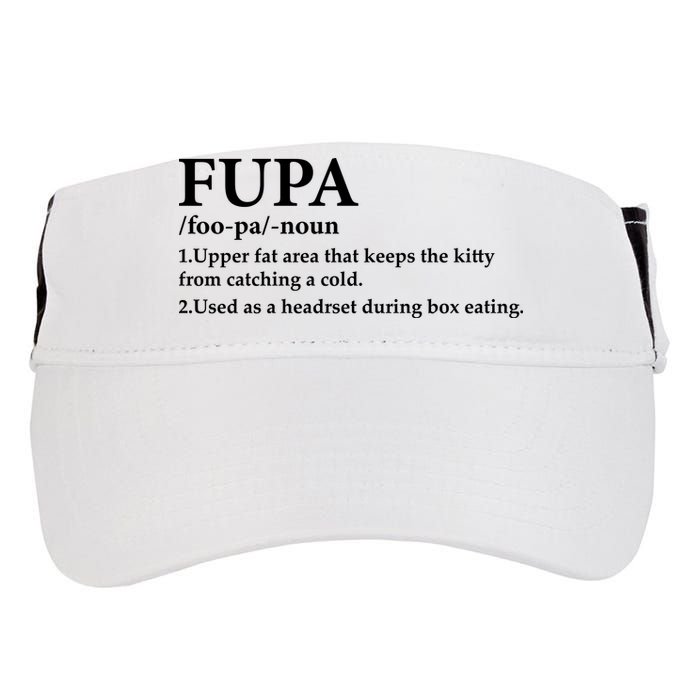 Fupa Definition Gift , FUPA Defined ,Fupa Definition Dad Gift, Mature Living My Adult Drive Performance Visor
