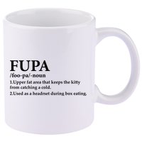 Fupa Definition Gift , FUPA Defined ,Fupa Definition Dad Gift, Mature Living My 11oz C Handle Ceramic Mug