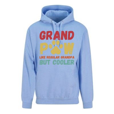 Fathers Day Gift Grandpaw Like Regular Grandpa But Cooler Cute Gift Unisex Surf Hoodie