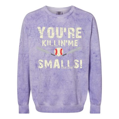 Funny Dad Gift, You're Killing Me Smalls Dad And Child Colorblast Crewneck Sweatshirt