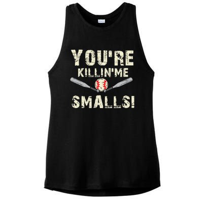 Funny Dad Gift, You're Killing Me Smalls Dad And Child Ladies PosiCharge Tri-Blend Wicking Tank