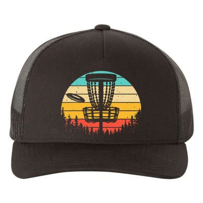 Funny Disc Golf Art For Vintage Disc Golfer Lovers Yupoong Adult 5-Panel Trucker Hat