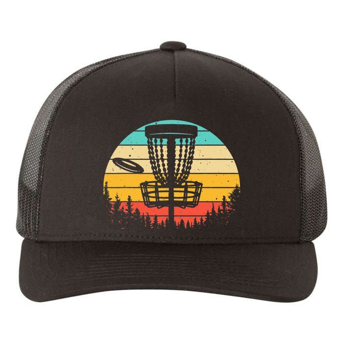 Funny Disc Golf Art For Vintage Disc Golfer Lovers Yupoong Adult 5-Panel Trucker Hat