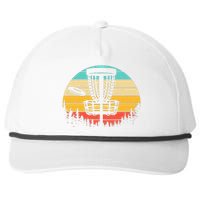 Funny Disc Golf Art For Vintage Disc Golfer Lovers Snapback Five-Panel Rope Hat