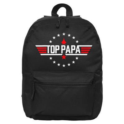Fathers Day Gift Papa Gift from Grand Son Daughter 16 in Basic Backpack