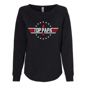 Fathers Day Gift Papa Gift from Grand Son Daughter Womens California Wash Sweatshirt