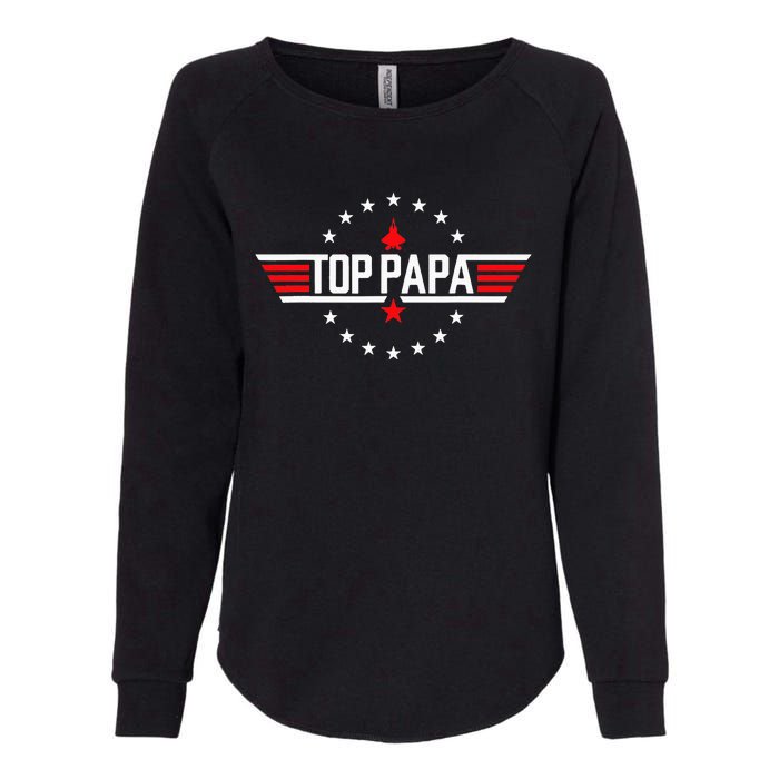 Fathers Day Gift Papa Gift from Grand Son Daughter Womens California Wash Sweatshirt