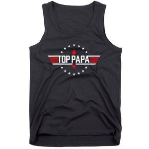 Fathers Day Gift Papa Gift from Grand Son Daughter Tank Top