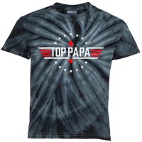 Fathers Day Gift Papa Gift from Grand Son Daughter Kids Tie-Dye T-Shirt