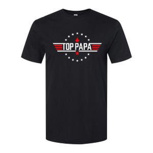 Fathers Day Gift Papa Gift from Grand Son Daughter Softstyle CVC T-Shirt