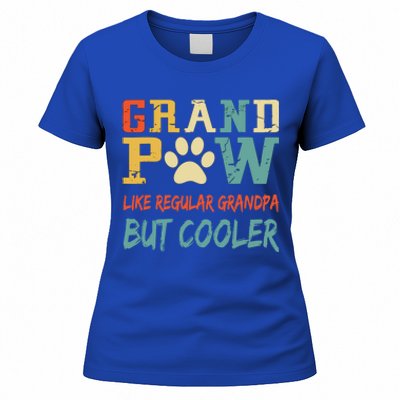 Fathers Day Gift Grandpaw Like Regular Grandpa But Cooler Cool Gift Women's T-Shirt