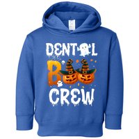 Funny Dental Ghost Boo Crew Pumpkin Halloween Spooky Season Gift Toddler Hoodie