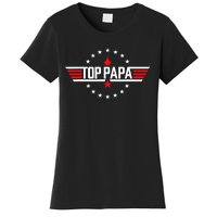 Fathers Day Gift Papa Gift From Grandkids Son Daughter Women's T-Shirt